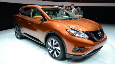 2015 Nissan Murano front three quarters at 2014 New York Auto Show
