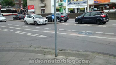 2015 Opel Corsa spied Germany front quarter