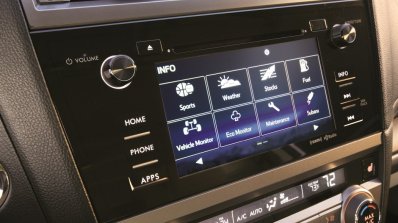 2015 Subaru Outback infotainment syystem press shot