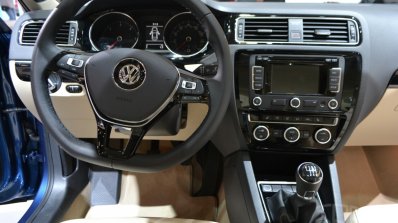 2015 VW Jetta at 2014 NY Auto Show steering