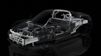 Alfa Romeo 4C crash structure press shot