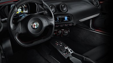 Alfa Romeo 4C interior press shot