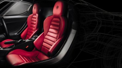 Alfa Romeo 4C seats press shot