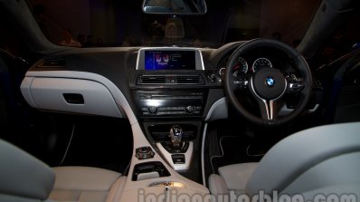 BMW M6 Gran Coupe dashboard from Indian launch