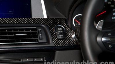 BMW M6 Gran Coupe engine start-stop button from Indian launch