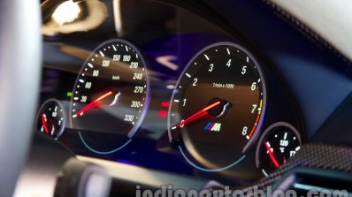 BMW M6 Gran Coupe instrument cluster from Indian launch
