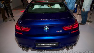 BMW M6 Gran Coupe rear from Indian launch