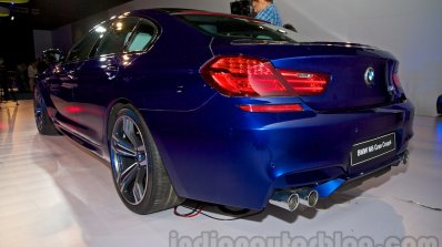 BMW M6 Gran Coupe rear three quarters from Indian launch