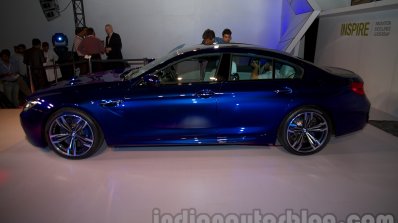 BMW M6 Gran Coupe side from Indian launch