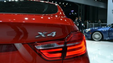 BMW X4 taillamp at the 2014 New York Auto Show
