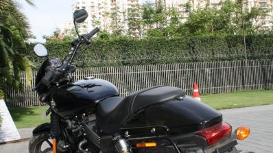 Harley Davidson Street 750 rear three quarter profile