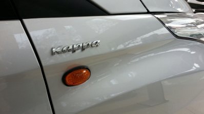 Hyundai Eon 1L IAB spied Kappa badge