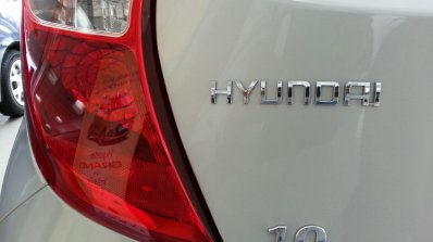 Hyundai Eon 1L IAB spied badge