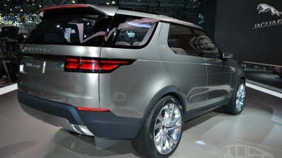Land Rover Discovery Vision concept at 2014 NY auto show rear quarter
