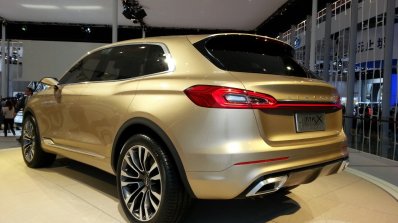 Lincoln MKX Concept rear three quarters at Auto China 2014