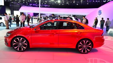 VW New Midsize Coupe Concept side at Auto China 2014