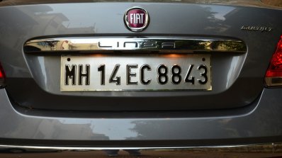 2014 Fiat Linea diesel Review number plate