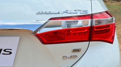 2014 Toyota Corolla Altis Diesel Review badge