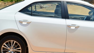 2014 Toyota Corolla Altis Diesel Review rear door