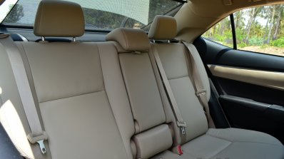 2014 Toyota Corolla Altis Diesel Review rear seat image