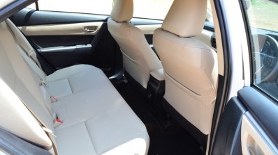 2014 Toyota Corolla Altis Diesel Review rear seat