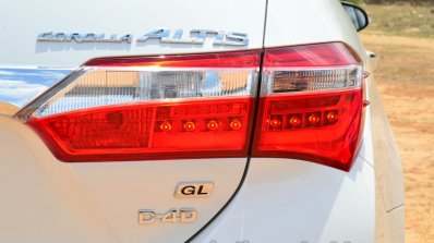 2014 Toyota Corolla Altis Diesel Review taillights