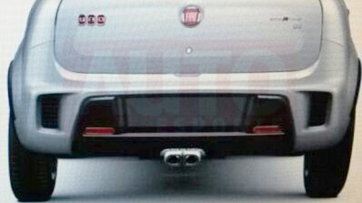 2015 Fiat Uno rear bumper leaked image