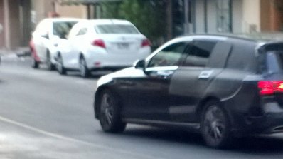 2015 Mercedes C-Class Estate testing in Dubai rear