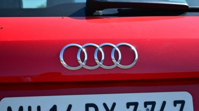 Audi Q3S Review logo on bootlid