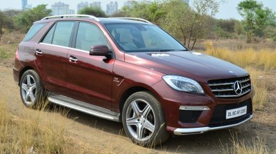 Mercedes-Benz ML 63 AMG Review front quarter angle