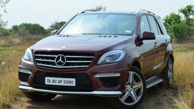 Mercedes-Benz ML 63 AMG Review front three quarter