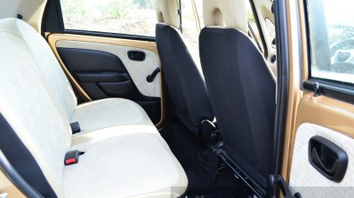 Tata Nano Twist Review rear seat