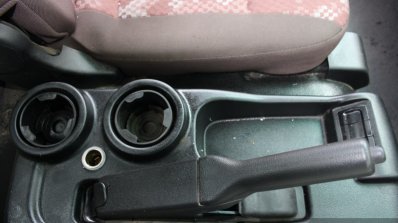 Tata Ultra 812 handbrake and cup holders