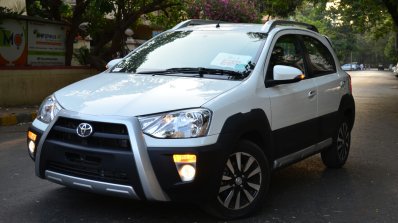 Toyota Etios Cross Review front three quarter