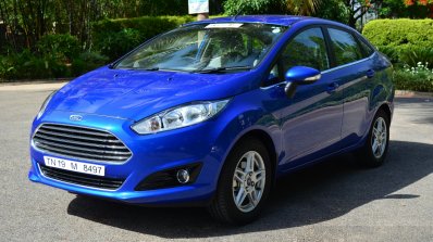 2014 Ford Fiesta Facelift Review front quarter
