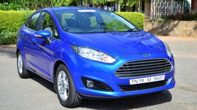 2014 Ford Fiesta Facelift Review front three quarter