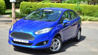 2014 Ford Fiesta Facelift Review front three quarters
