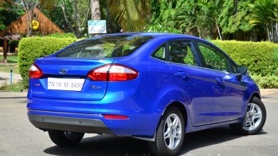 2014 Ford Fiesta Facelift Review rear quarters