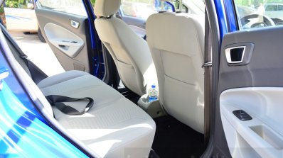 2014 Ford Fiesta Facelift Review rear seat