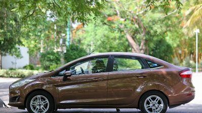 2014 Ford Fiesta Facelift Review side angle shot
