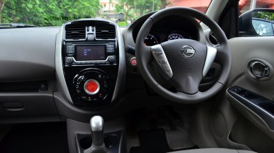 2014 Nissan Sunny facelift diesel review dashboard