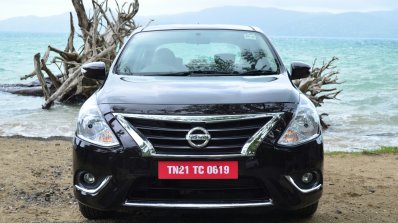 2014 Nissan Sunny facelift diesel review front