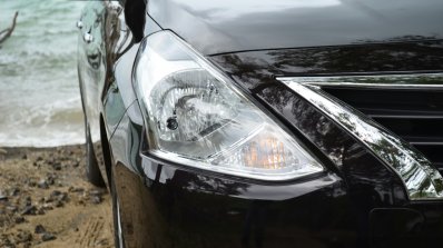 2014 Nissan Sunny facelift diesel review headlight