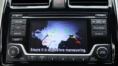 2014 Nissan Sunny facelift diesel review reverse camera