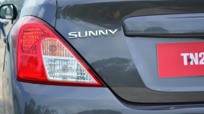 2014 Nissan Sunny facelift petrol CVT review badge