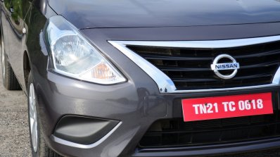 2014 Nissan Sunny facelift petrol CVT review front fascia