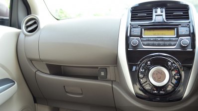 2014 Nissan Sunny facelift petrol CVT review glovebox