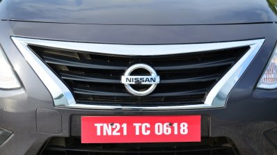 2014 Nissan Sunny facelift petrol CVT review grille