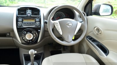 2014 Nissan Sunny facelift petrol CVT review interior