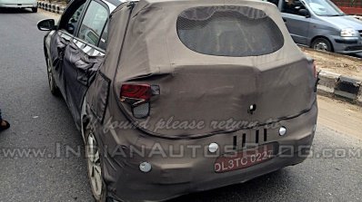 2015 Hyundai i20 spied by IAB rear angle
